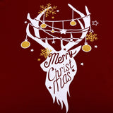 Christmas Elk Baseball T-Shirt